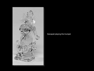 Ganapati playing the trumpet 