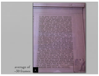 average of
~30 frames
 