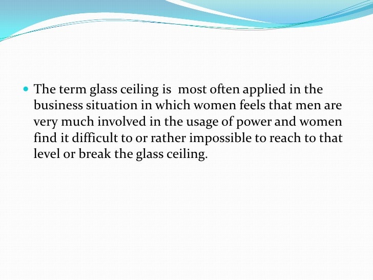 Glass Ceiling