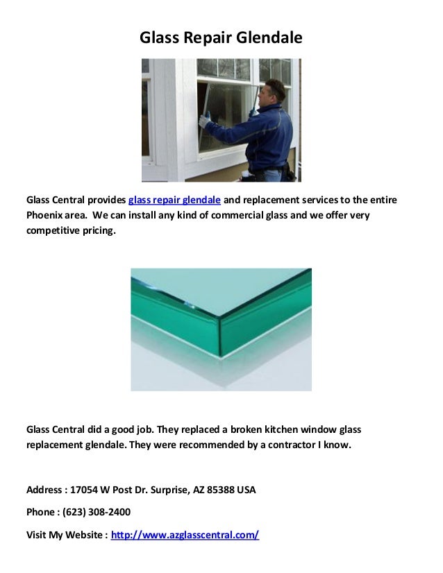Glass Central Glass Repair Glendale AZ