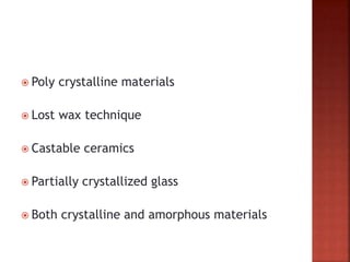 Metal free Castable Glass ceramics- Dicor.pptx