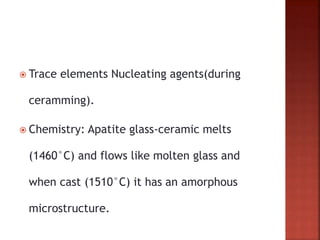 Metal free Castable Glass ceramics- Dicor.pptx