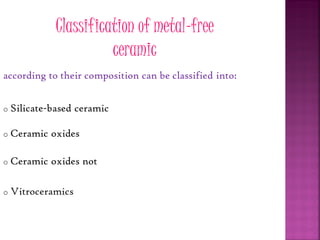 Glass ceramics dental materials | PDF