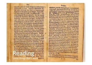 THE GLASS CLASS
Reading	
  
Some	
  things	
  don’t	
  work	
  
 