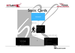 THE GLASS CLASS
Static Cards
 