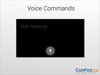 Voice Commands

 