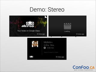 Demo: Stereo

 