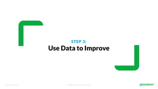© Glassdoor, Inc. 2017. Confidential - For Internal Use Only
STEP 3:
Use Data to Improve
 