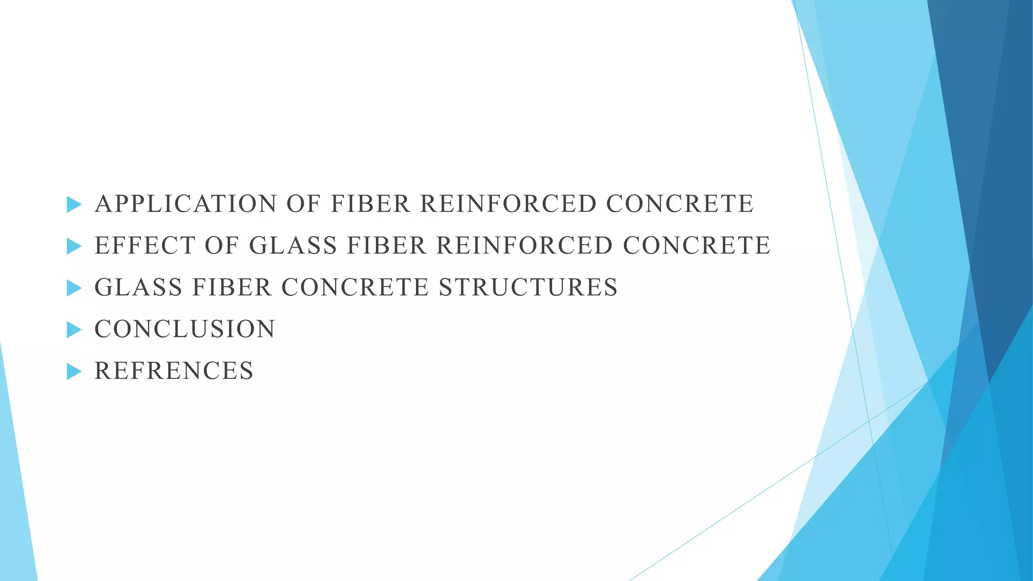 Glass fiber reinforced concrete | PPTX