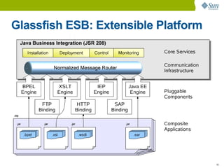 Glassfish ESB: Extensible Platform




                                     45
 