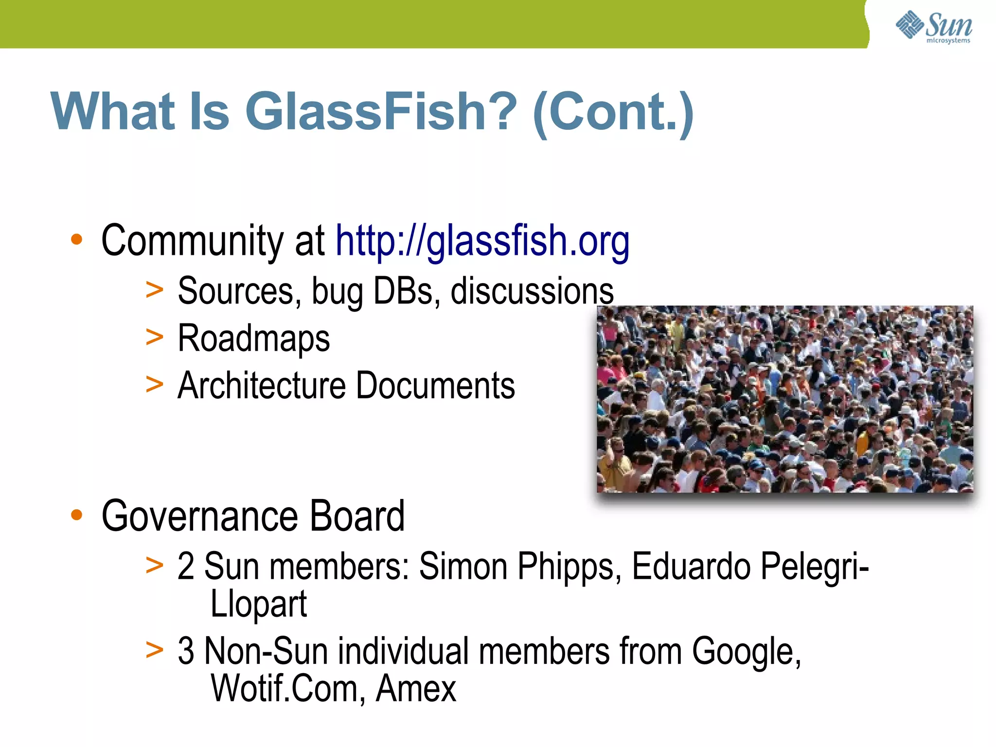 Glassfish Overview Fontys 20090520