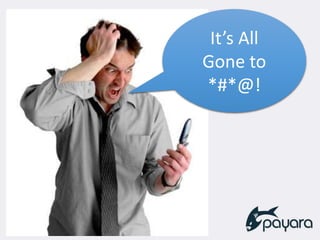 It’s All
Gone to
*#*@!
 