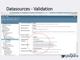 Datasources - Validation
 