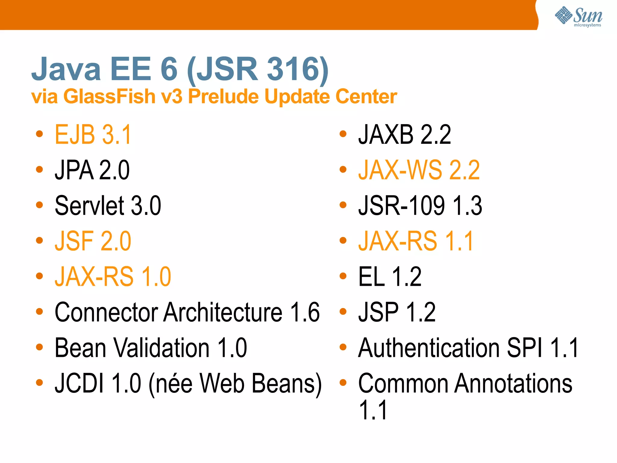 Glass Fish V3  University Amers May2009