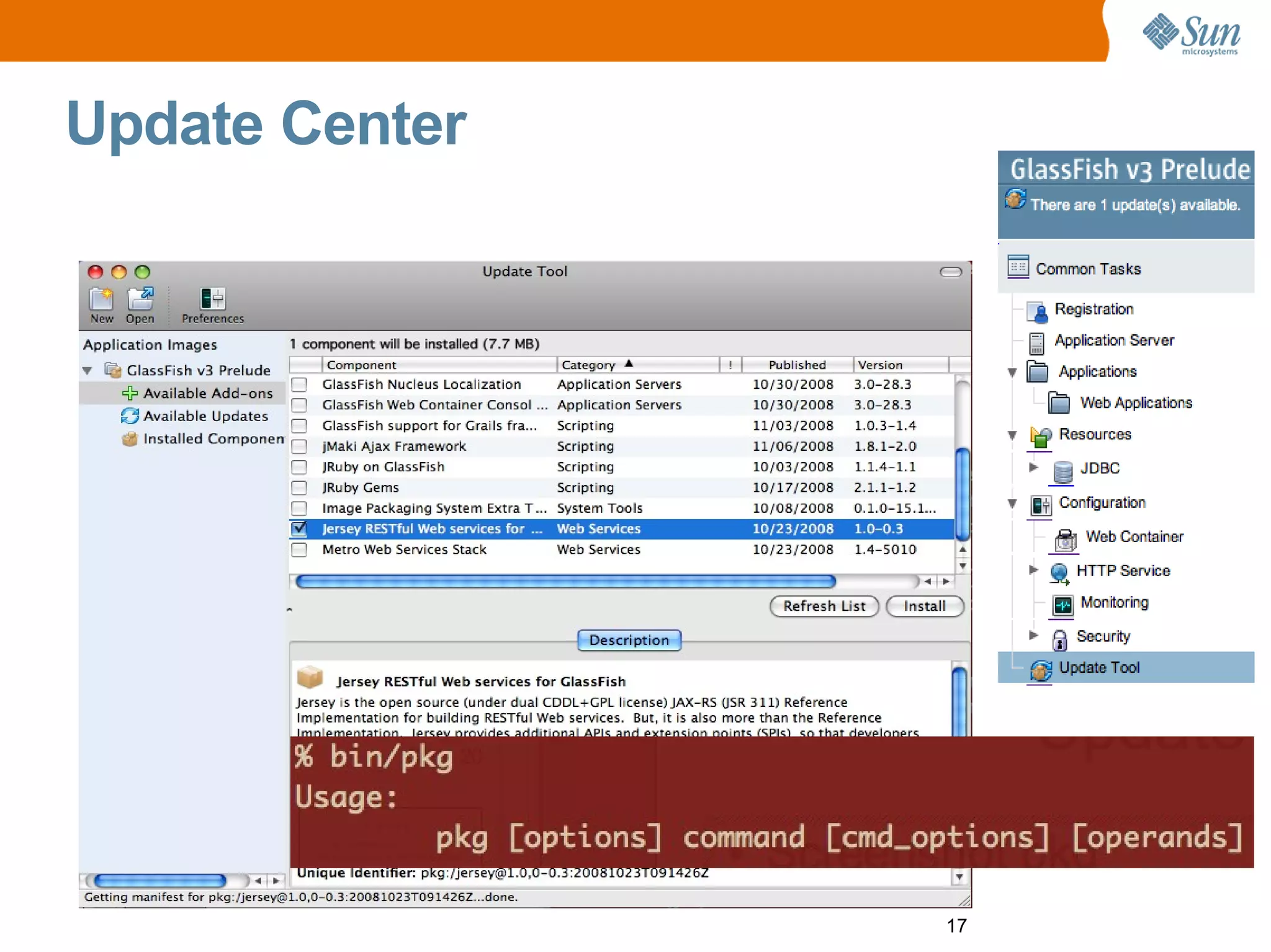 GlassFish v3 Prelude Aquarium Paris