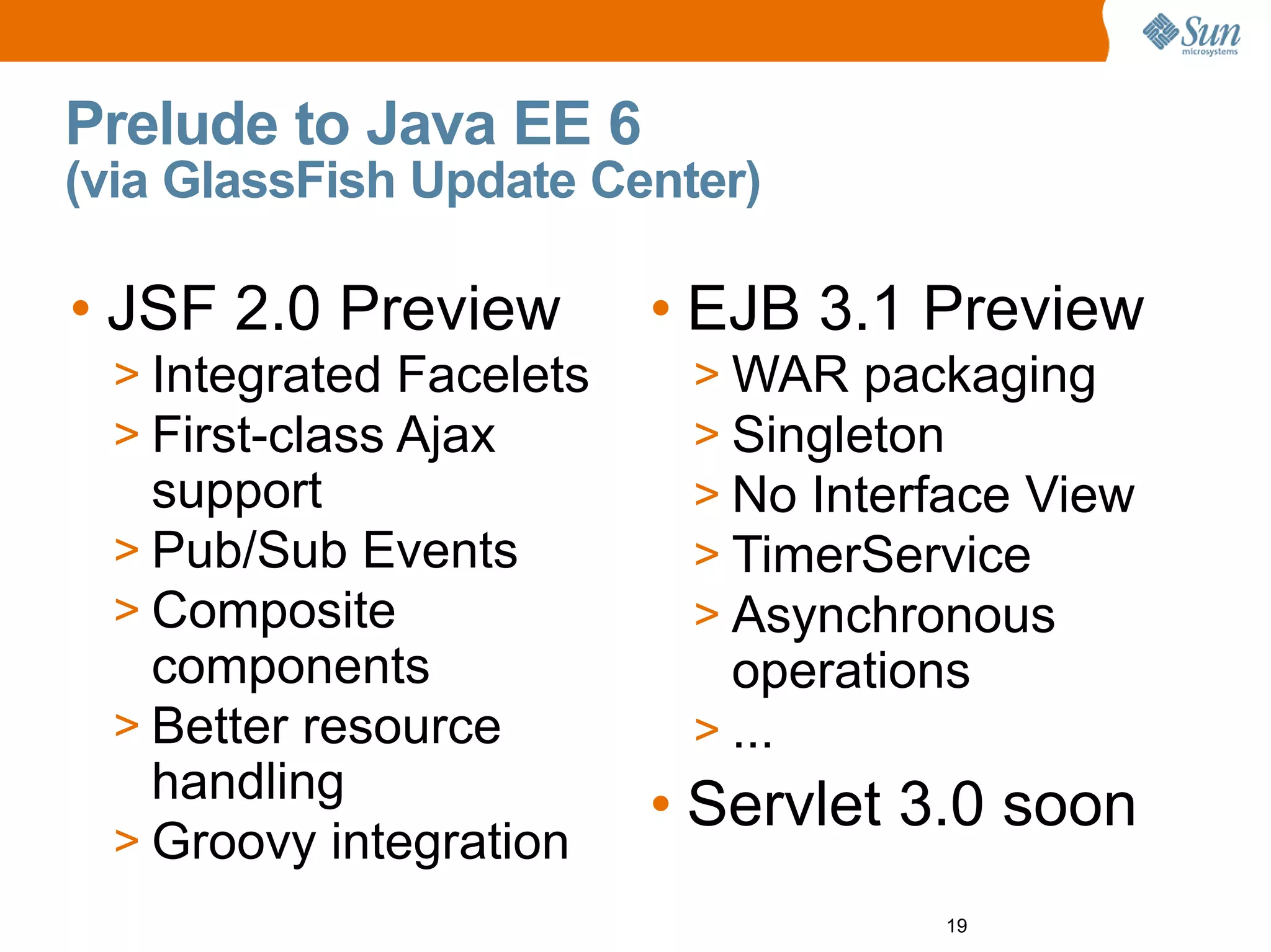 GlassFish v3 Prelude Aquarium Paris