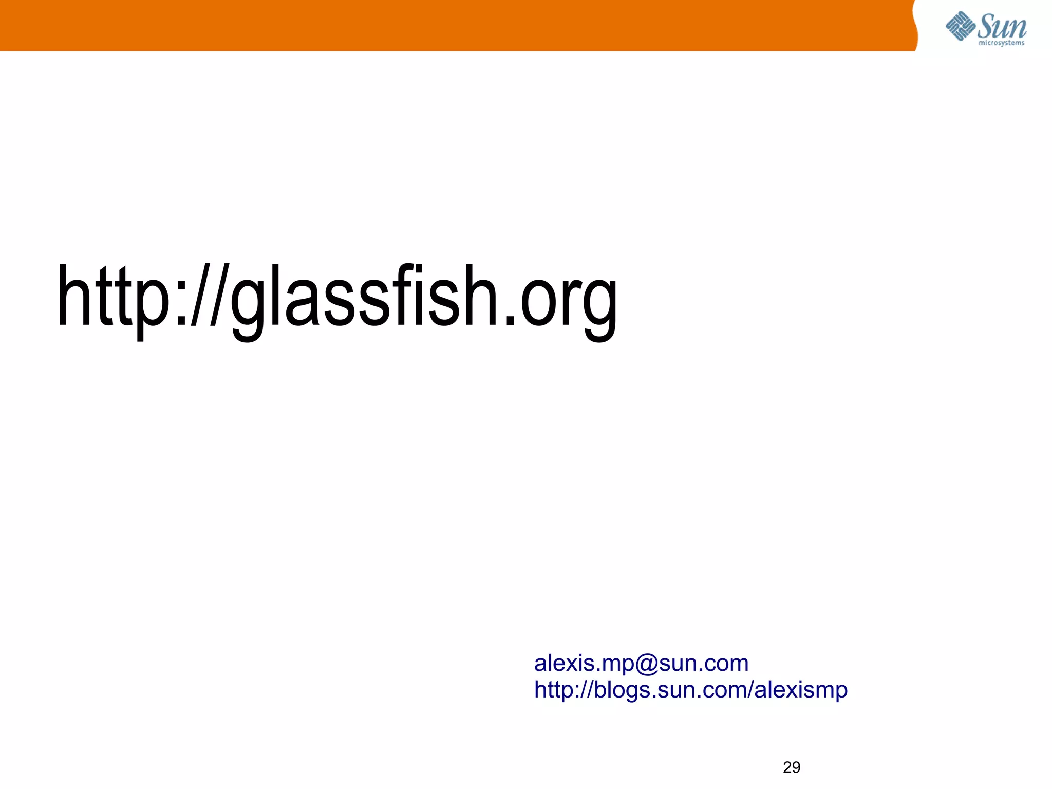 GlassFish v3 Prelude Aquarium Paris