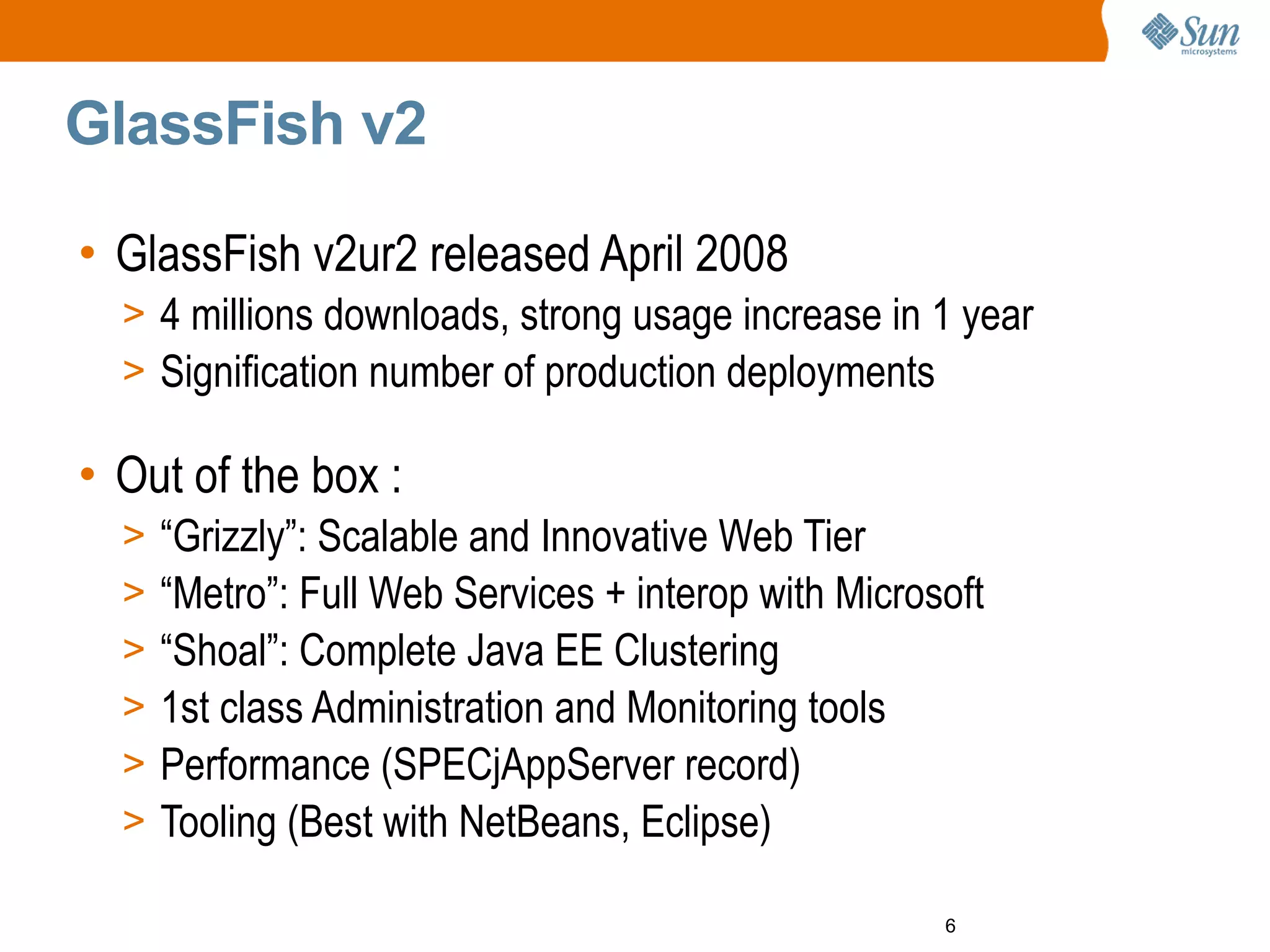 GlassFish v3 Prelude Aquarium Paris