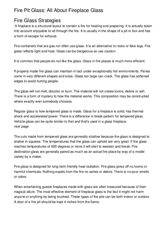 Fire Pit Glass All About Fireplace Glass