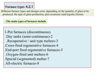 Glass Furnaces 5_2018_12 Principles and Operation | PPTX