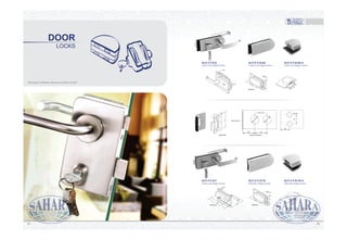 LOCKS
DOOR
“Absolutely Fabulous Selection of Door Locks”
2423
Material: Stainless Steel / Zinc
Grade: #304 / #316
Finished: PSS (Polished Stainless Steel)
SSS (Satin Stainless Steel)
Gold (Gold)
RJT-FT-036
Centre Lock (Single Action)
RJT-FT-036K RJT-FT-036K/S
RJT-FT-037
Centre Lock (Single Action)
RJT-FT-037K
Strike Box (Single Action)
RJT-FT-037K/S
Centre Lock (Single Action) Centre Lock (Single Action)
Strike Box (Single Action)
80
73
Strike Box
160
18
8
68
14
Glass
8, 10, 12mm
Glass
14
155
160
235
Centre Lock
60
45
1
20
Keeper Plate
Strike Box
160
18
8
68
14
Glass
8, 10, 12mm
15
68
Glass
9.5
 