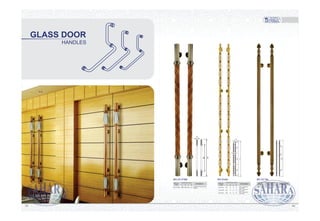 6059
HANDLES
GLASS DOOR
 