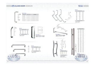 6463
GLASS DOOR HANDLES
 