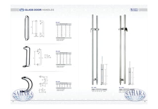 6665
GLASS DOOR HANDLES
 
