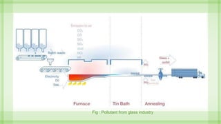 Glass industry.The following steps are used for the manufacture process ...