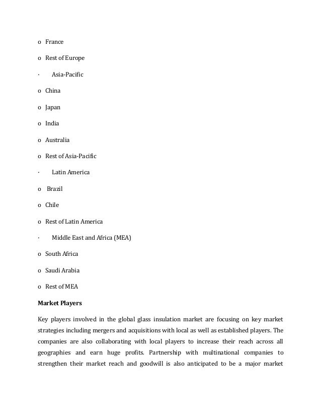 Glass Insulation Market By Industry Analysis, Size, Share, Growth, Trends and Forecast 2024