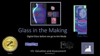 Glass in the Making
Digital Glass before we go to Ark Mode
MDIA
Emulation Stage
Cabled Fabrics
5/6/2021 Brij Consulting, LLC 1
 