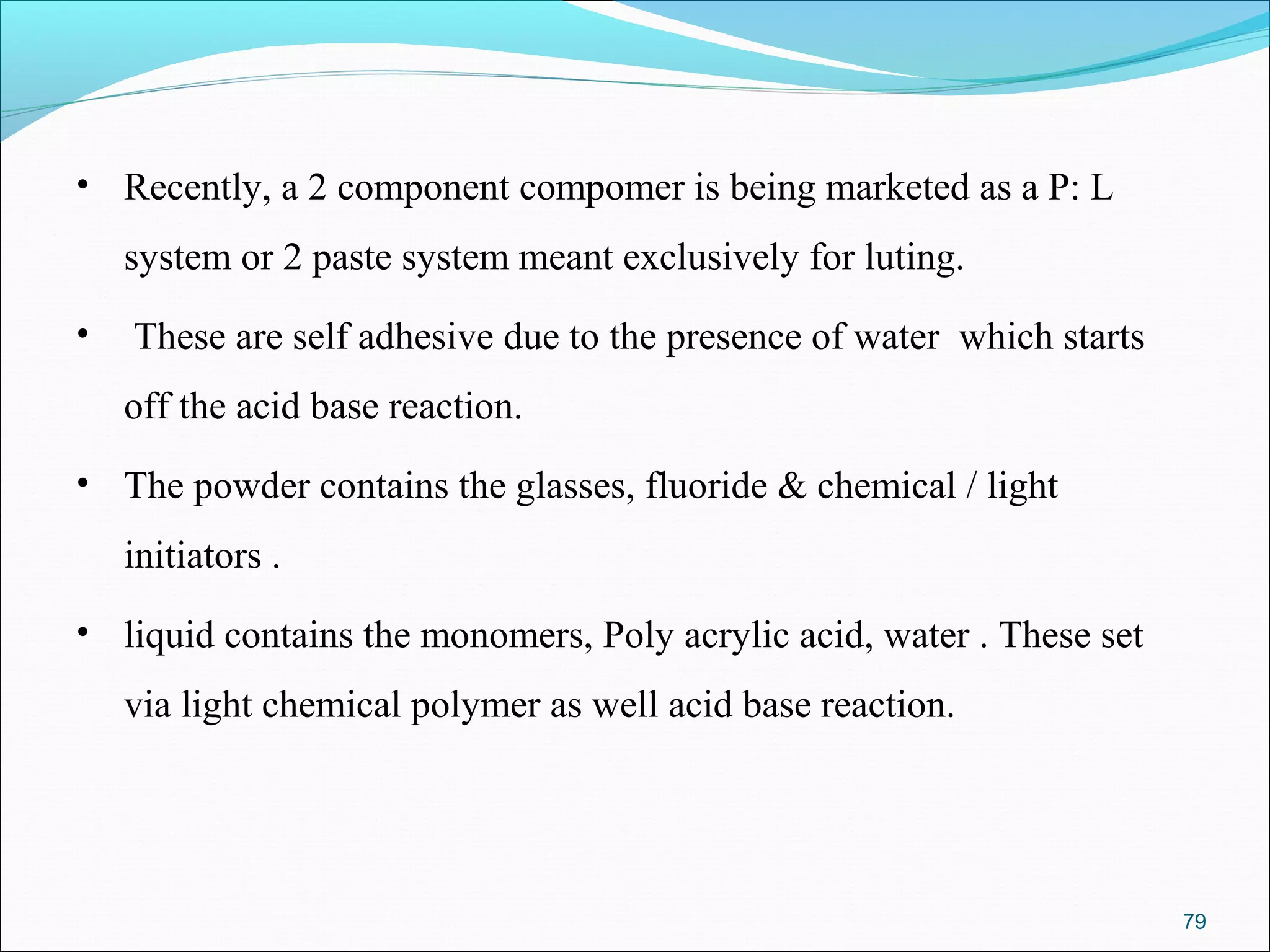 Glass ionomer cement | PPT