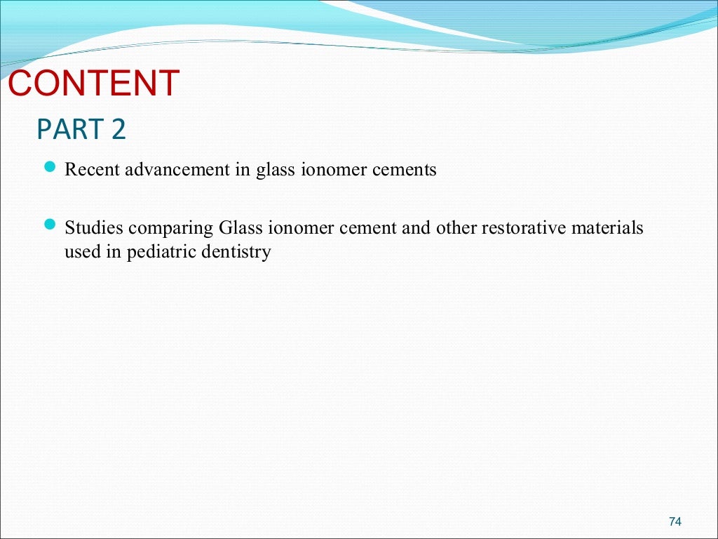 Glass ionomer cement