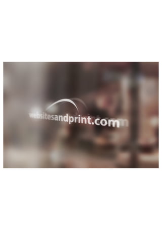 Websitesandprint.com Glass logo