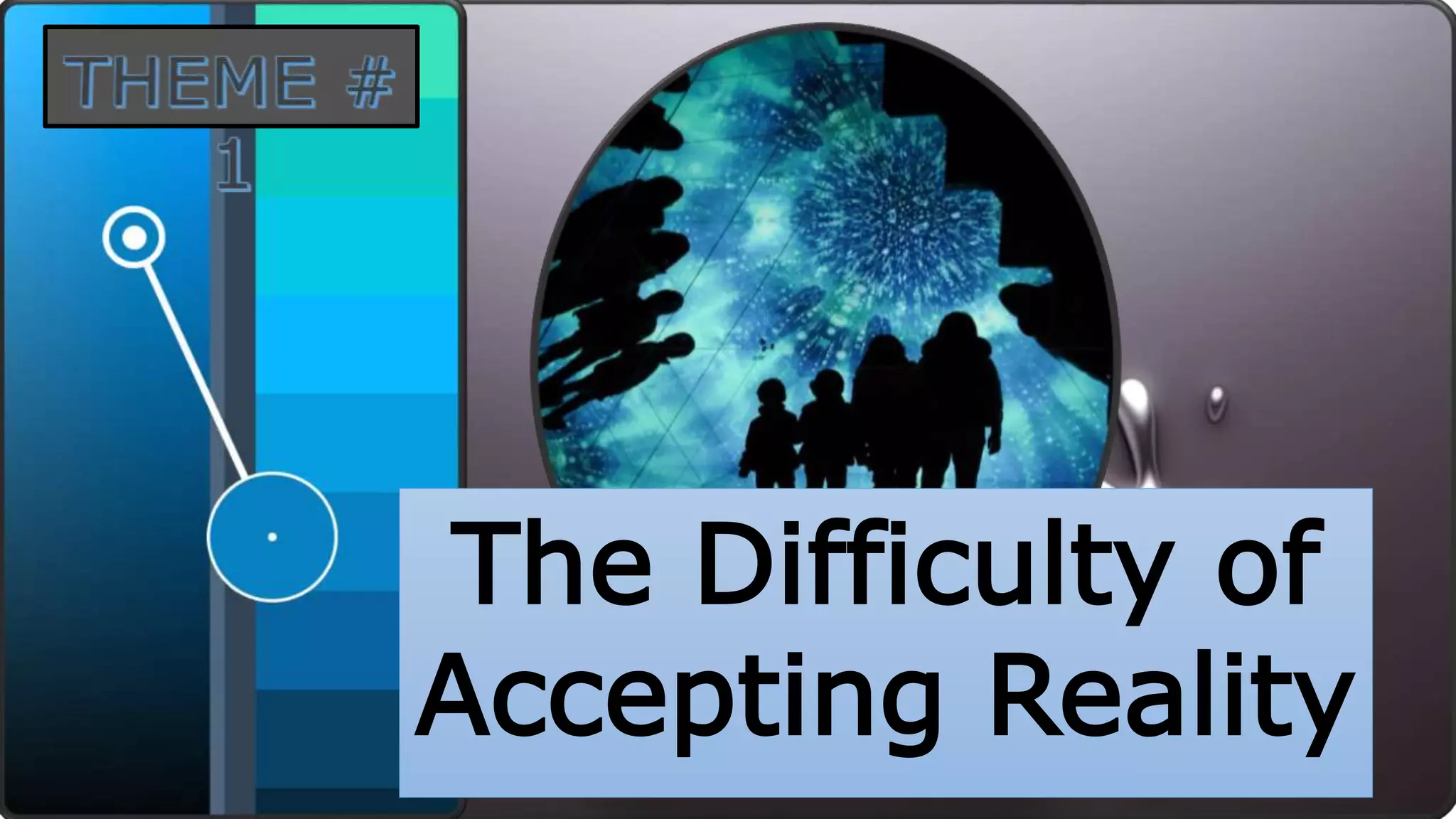 The Difficulty of
Accepting Reality
 