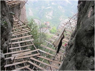 Glass Sky Walk at Zhangjiajie Hunan, China