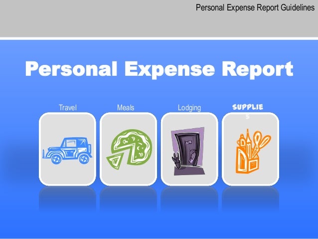 personal expense report
