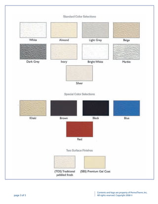 Contents and logo are property of PermaTherm, Inc.
page 3 of 3   All rights reserved. Copyright 2008 ©
 