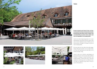 Fortero




                                       Der Name verdeutlicht seinen Anspruch: Fortero, der Starke.
                                       Er wurde gezielt für den Einsatz in der Gastronomie entwickelt.
                                       Mit entsprechend hohen Kriterien: Einfach zu bedienen, stark
                                       und widerstandsfähig und dennoch äusserst attraktiv. Auch
                                       durch sein ausgewogenes Preis-Leistungsverhältnis.


                                       Fortero ist ein echter Verwandlungskünstler. Ob in einem
                                       Gartenrestaurant, einem Bistro oder einer Lounge: Fortero
                                       passt sich allen Umgebungen ideal an. Stilsicher und mit
     Stiftung Kartause Ittingen (CH)   beeindruckenden Leistungen. Das beweist ein Blick auf
                                       seinen Leistungsausweis.


                                       Der Schirm lässt sich sehr einfach dank seinem gegen-
                                       läufigen Öffnungsprinzip öffnen und auch wieder schlies-
                                       sen. Einfach den Spannhebel nach unten ziehen und im
                                       Schieber einhängen. Fertig.


                                       Fortero ist mehr als ein einfacher, zweckmässiger und
                                       grosser Sonnenschirm. Sein Sonnendach filtert schädliche
                                       UV-Strahlen nachhaltig und bietet Sonnenschutz nach
                                       Australian Standard. In seinen vielen Farben, runden oder
                                       quadratischen Ausführung zieht er alle Blicke auf sich.
                                       Und trägt nicht unwesentlich seinen Anteil zu einer ent-
                                       spannten Atmosphäre bei.



22                                                                                                 23
 