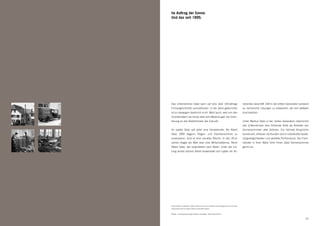 Im Auftrag der Sonne.
     Und das seit 1895.




     Das Unternehmen Glatz kann auf eine über 100-jährige                                           rierendes Geschäft. Dölf in der dritten Generation verstand
     Firmengeschichte zurückblicken. In die Jahre gekommen                                          es, technische Lösungen zu entwickeln, die sich weltweit
     ist es deswegen bestimmt nicht. Wohl auch, weil von den                                        durchsetzten.
     Gründervätern bis heute stets eine Maxime galt: die Orien-
     tierung an den Bedürfnissen der Zukunft.                                                       Unter Markus Glatz in der vierten Generation übernimmt
                                                                                                    das Unternehmen eine führende Rolle als Anbieter von
     So spielte Glatz seit jeher eine Vorreiterrolle. Als Albert                                    Sonnenschirmen aller Grössen. Für höchste Ansprüche
     Glatz 1895 begann, Regen- und Trachtenschirme zu                                               konstruiert, erfreuen sie Kunden durch individuelle Gestal-
     produzieren, fand er eine lukrative Nische. In den 20-er                                       tungsmöglichkeiten und perfekte Performance. Der Fach-
     Jahren klagte die Welt über eine Wirtschaftskrise. Nicht                                       händler in Ihrer Nähe führt Ihnen Glatz Sonnenschirme
     Albert Glatz, der expandierte nach Basel. Unter der Lei-                                       gerne vor.
     tung seines Sohnes Albert entwickelte sich später ein flo-




     © Alle Rechte vorbehalten. Bilder dürfen nicht ohne schriftliche Genehmigung der Firma Glatz
     reproduziert oder für andere Zwecke verwendet werden.


     Modell- und Designänderungen bleiben vorbehalten. Stand August 2010.

66                                                                                                                                                          67
 