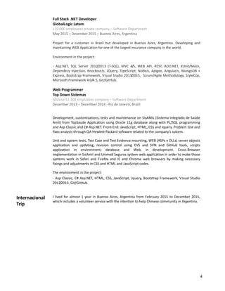 English Resume - Glaucia Lemos | PDF