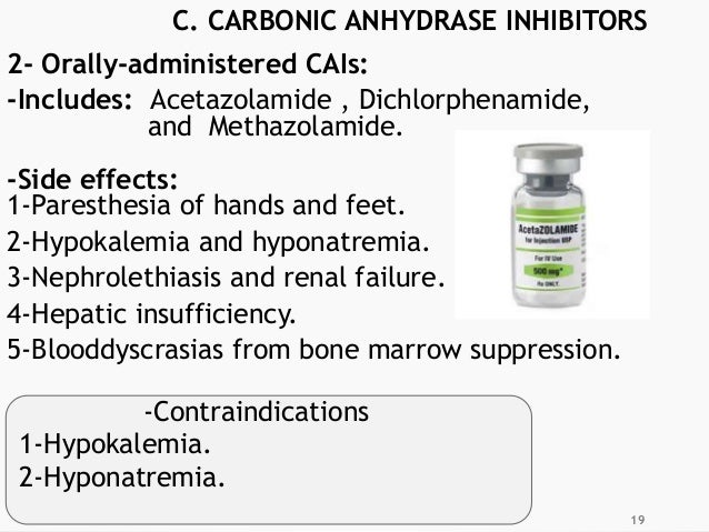 Diamox Side Effects Tingling