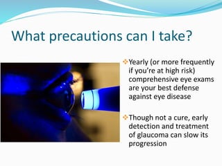 Glaucoma Presentation for Medical and Pharmacy Graduates | PPT