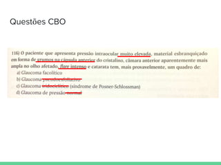 Questões CBO
 