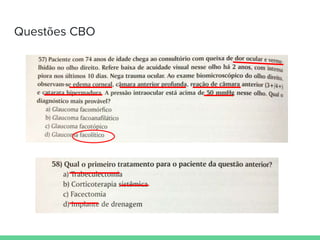 Questões CBO
 