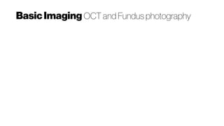 BasicImaging OCT and Fundus photography
 
