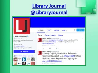 Library Journal
@LibraryJournal
 