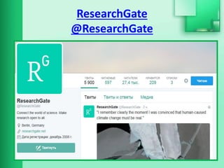 ResearchGate
@ResearchGate
 