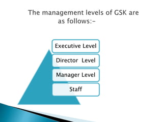 Executive Level
Director Level
Manager Level
Staff
 