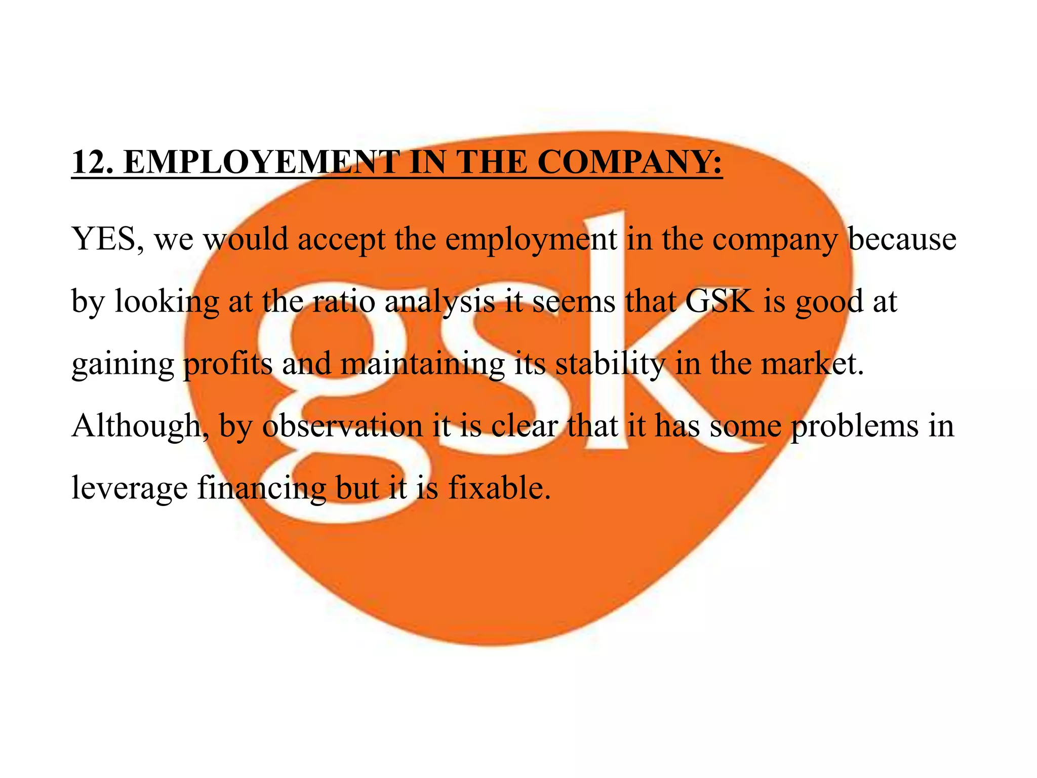 Glaxo smithkline case study | PPTX